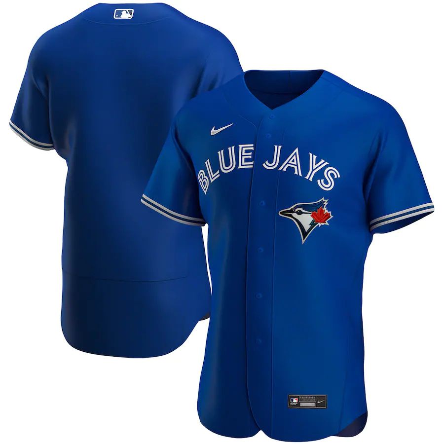 Mens Toronto Blue Jays Nike Royal Alternate Authentic Team MLB Jerseys